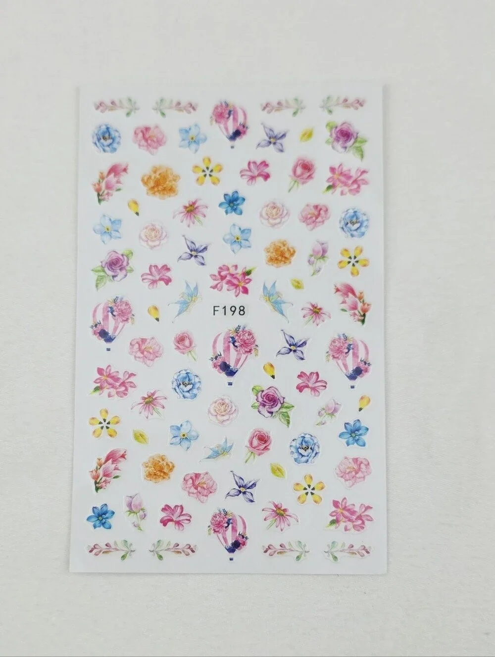 Trendy Self Adhesive Nails Art Transfer Sticker